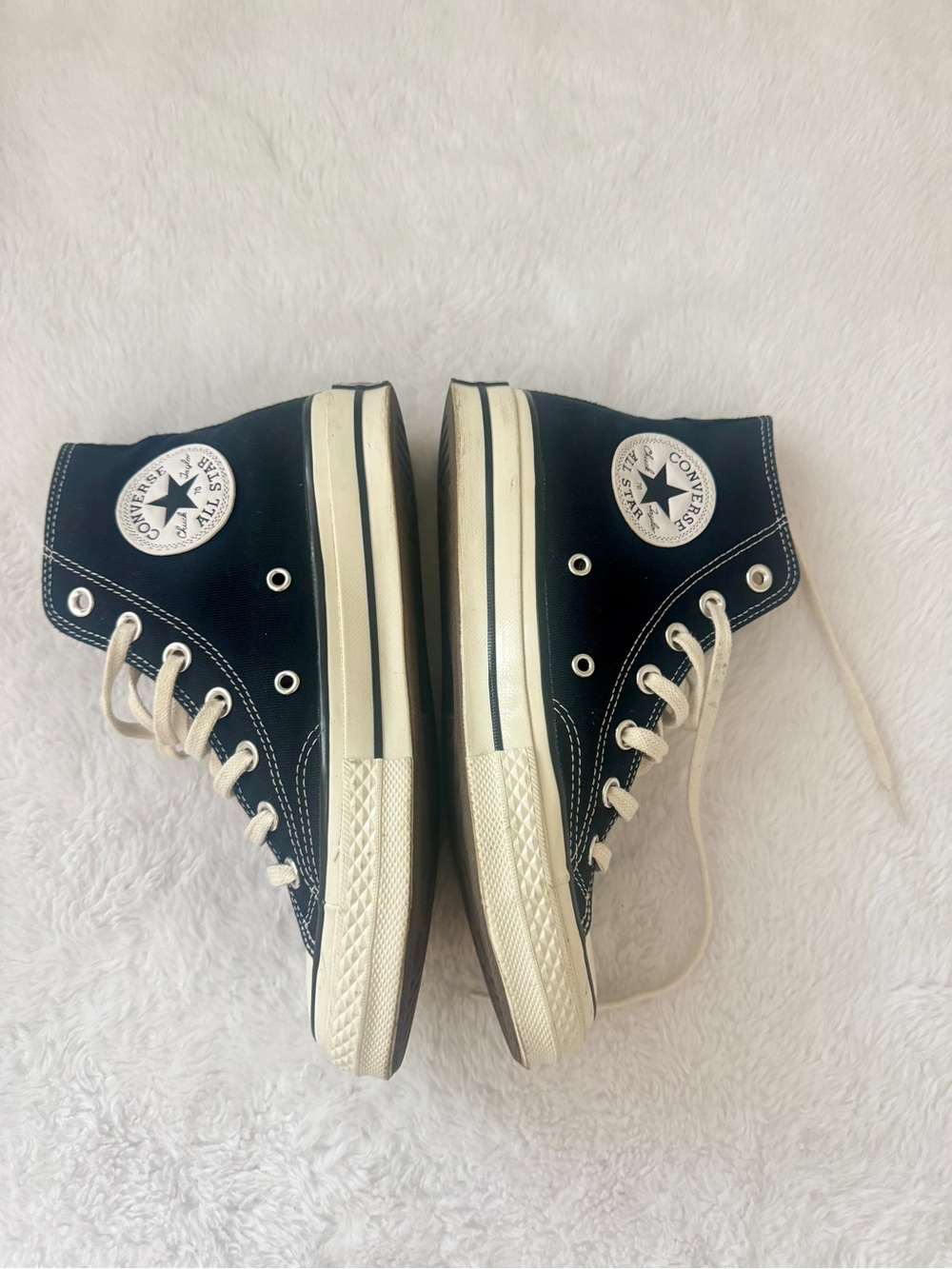 CONVERSE Chuck 70 Black High Top Shoes - Picture 6 of 7